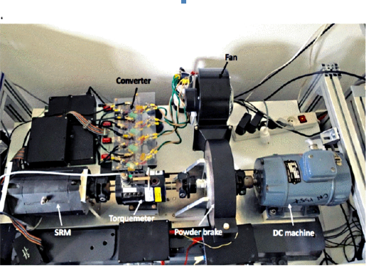 Banc d’essai de machines à réluctance variable double saillance